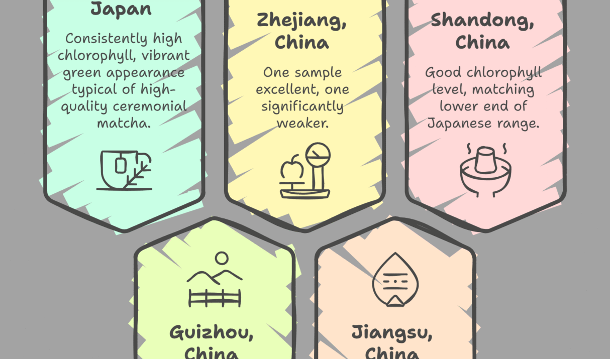 11 Matcha teas from Japan and China were tested: Are they really that different?