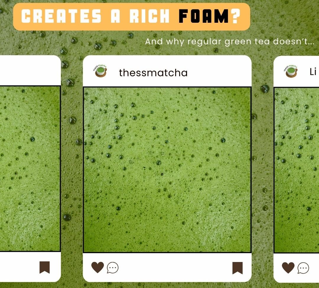 Matcha foam